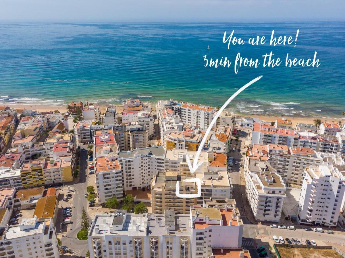 Ferienwohnung Flat With Ac, Wifi, Netflix, Balcony - 3 Min From The Beach Armação de Pêra Exterior foto